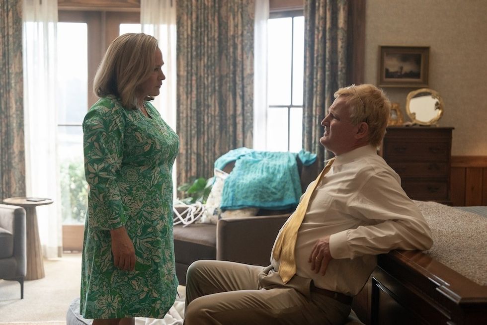 Jason Clarke and Patricia Arquette in Murdaugh: Death in the Family on Hulu