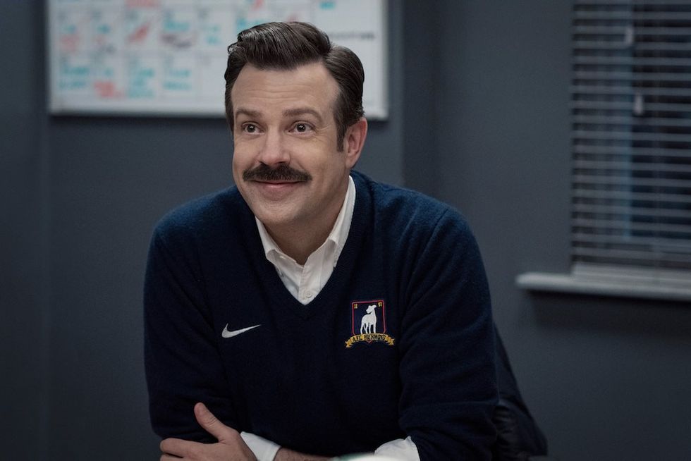 Jason Sudeikis in Ted Lasso on Apple TV+