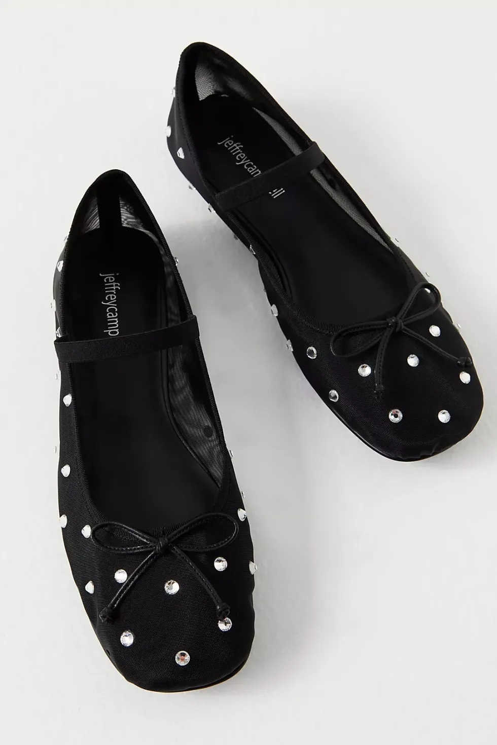 Jeffrey Campbell Shine For You Mesh Ballet Flats