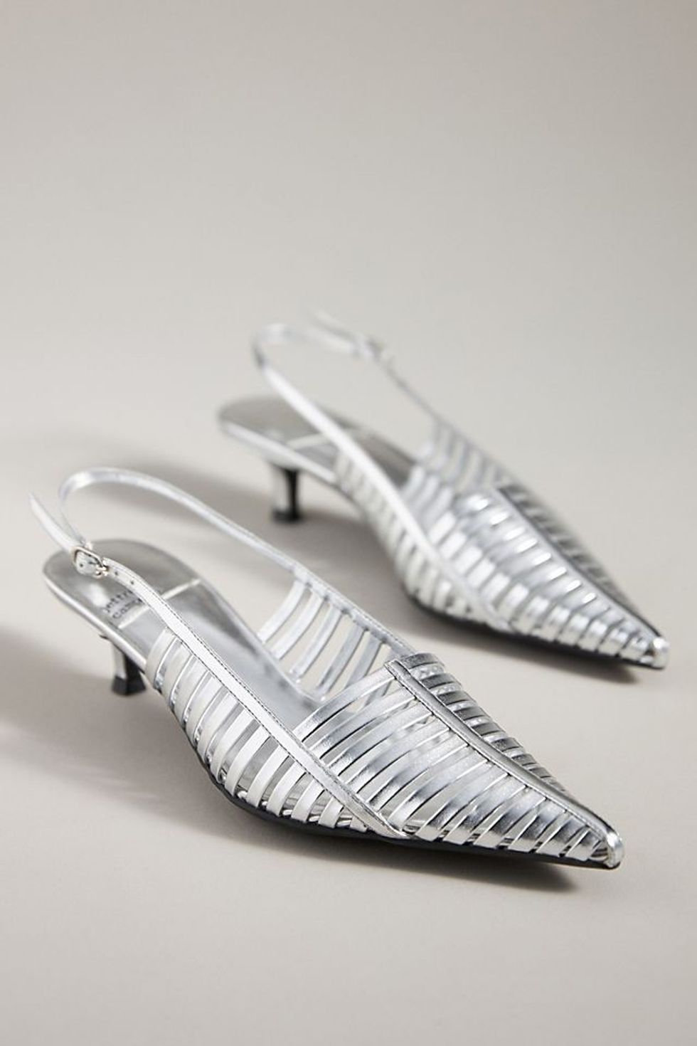Jeffrey Campbell Striper Slingback Heels
