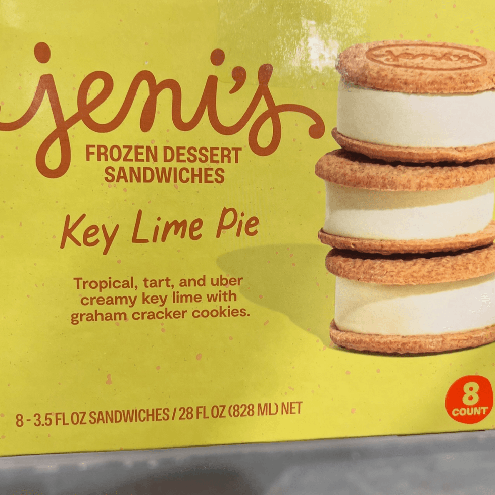 Jeni's Key Lime Pie Frozen Dessert Sandwiches