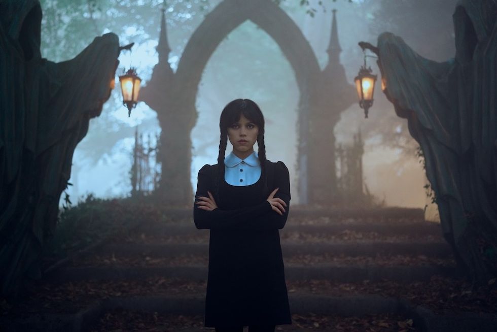 jenna ortega as wednesday addams