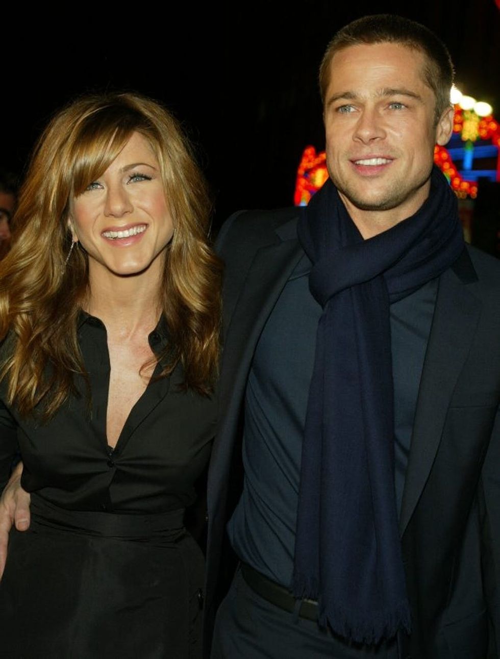 Jennifer Aniston and Brad Pitt