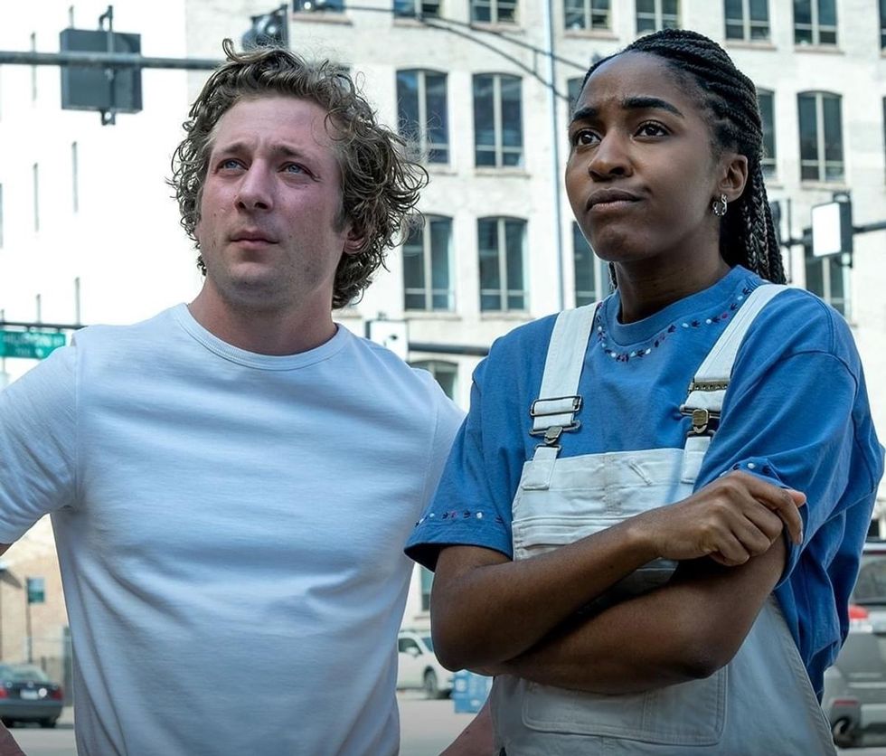 Jeremy Allen White & Ayo Edebiri the bear