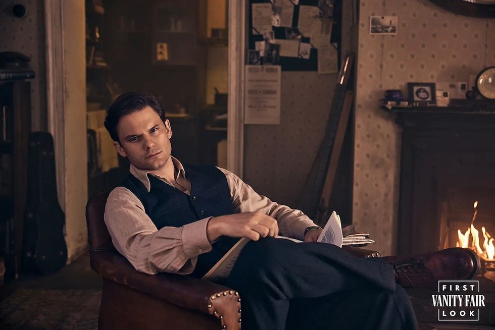 Jeremy Irvine in Outlander: Blood of My Blood.