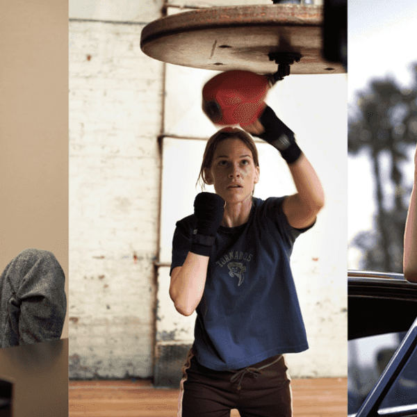 Jesse Eisenberg, Hilary Swank, Leonardo DiCaprio