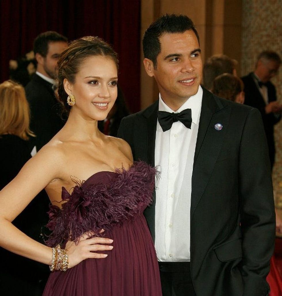 jessica alba cash pregnant by Alberto E. Rodriguez getty