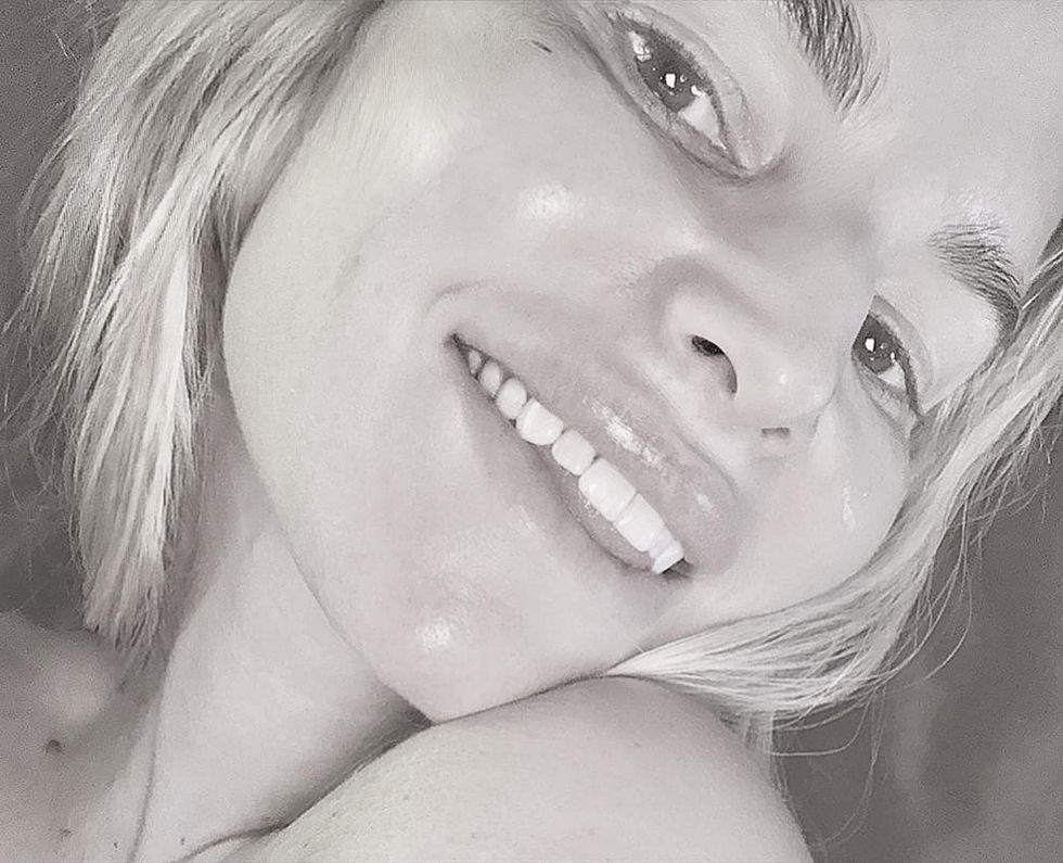 Jessica Simpson Makeup-Free Selfie