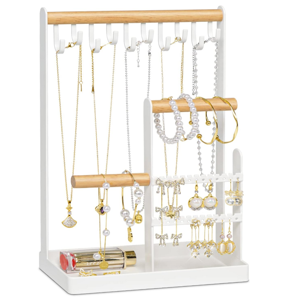 Jewelry Organizer With Earring Tray