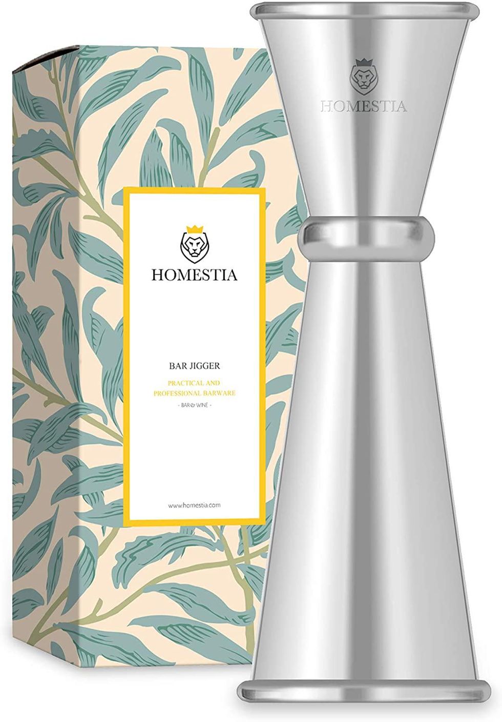 Jigger measuring tool for cocktail recipes