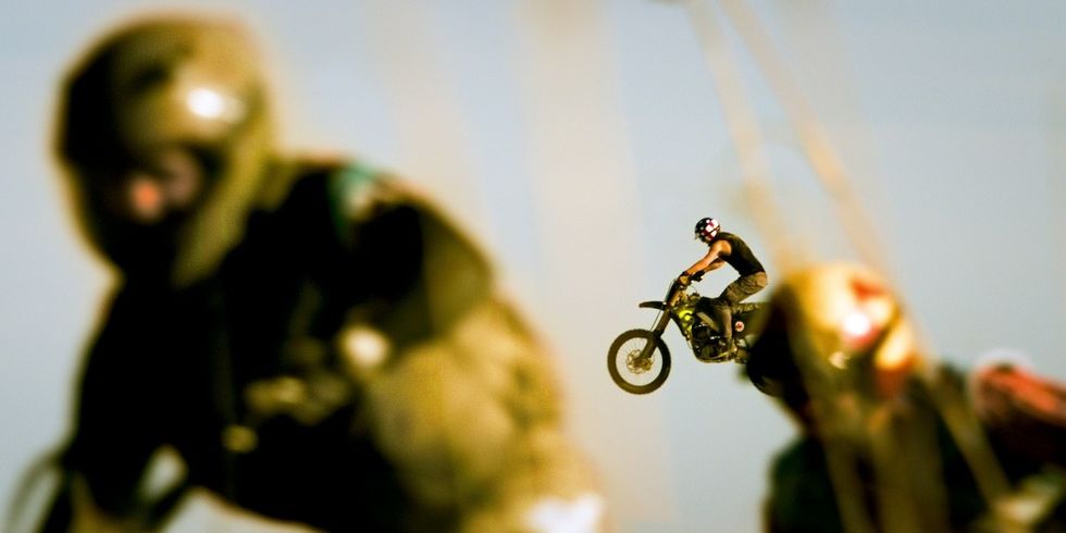 jj racing his motorbike