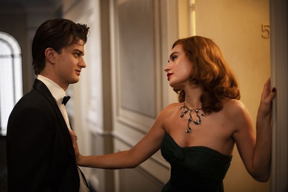 joe keery and lily james finally dawn cast