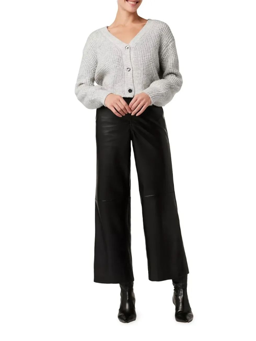 Joe's Jeans by Dani Michelle Mia Crop Leather Pants