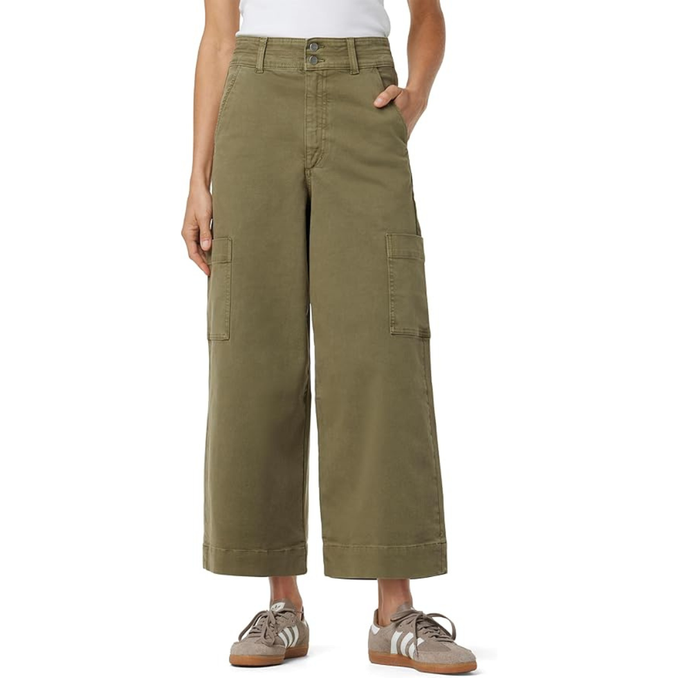 Joe's Jeans Women's The Milla Utility Wide Leg Cropped Denim Pant