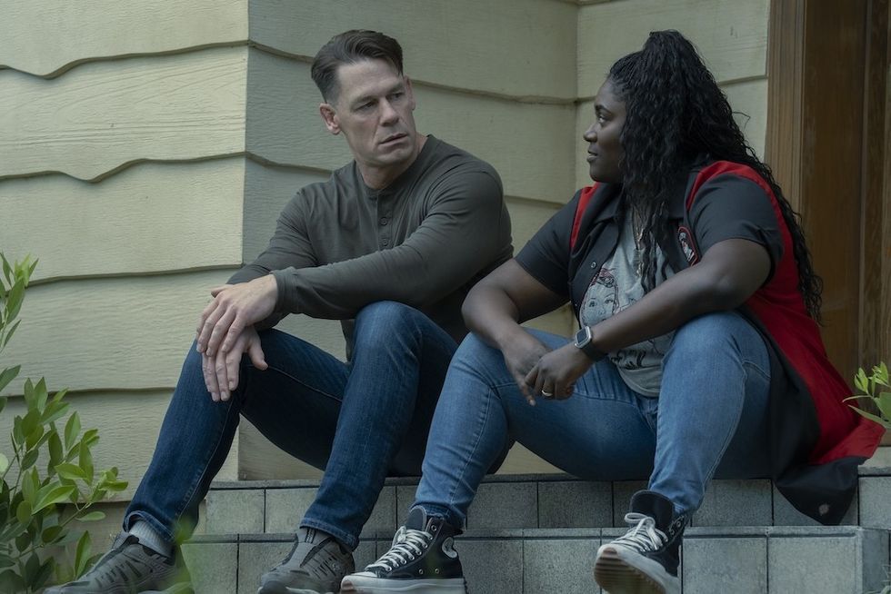 John Cena and Danielle Brooks in Peacemaker Season 2 on HBO Max