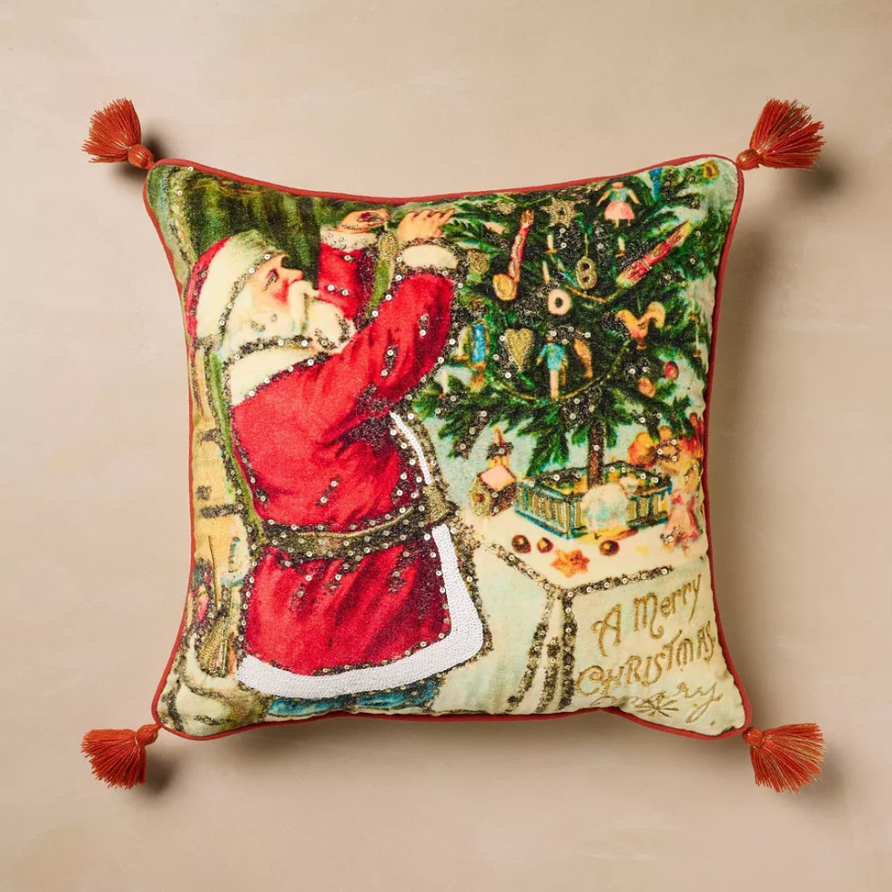 John Derian For Target Santa Pillow