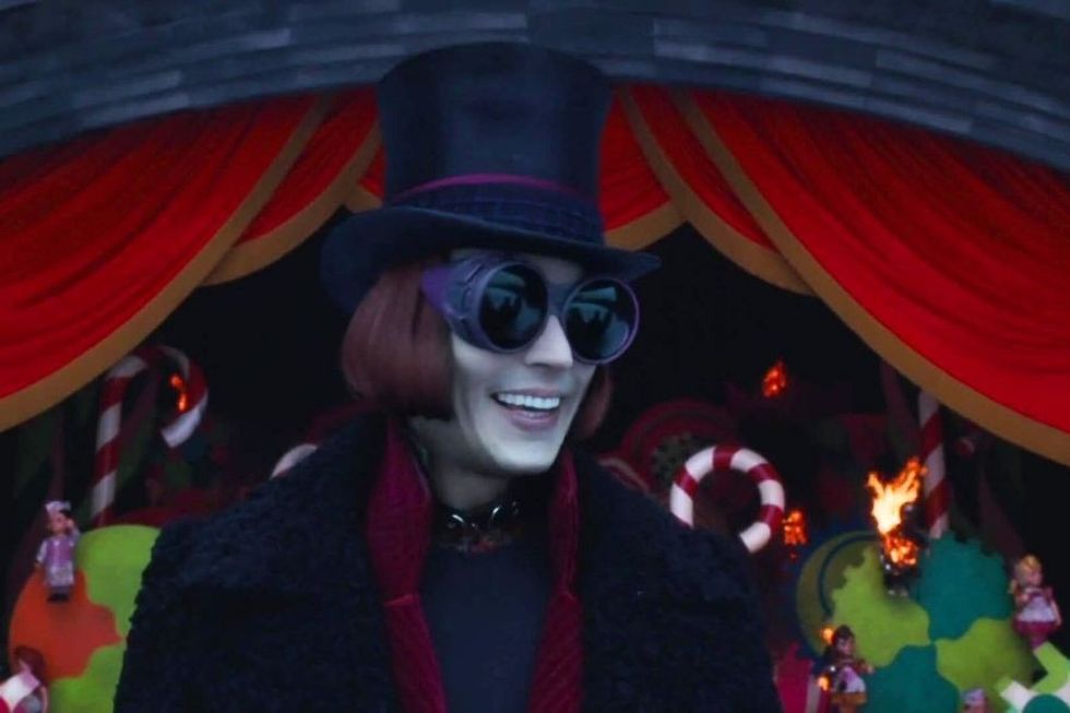 Johnny Depp in Charlie and the Chocolate Factory