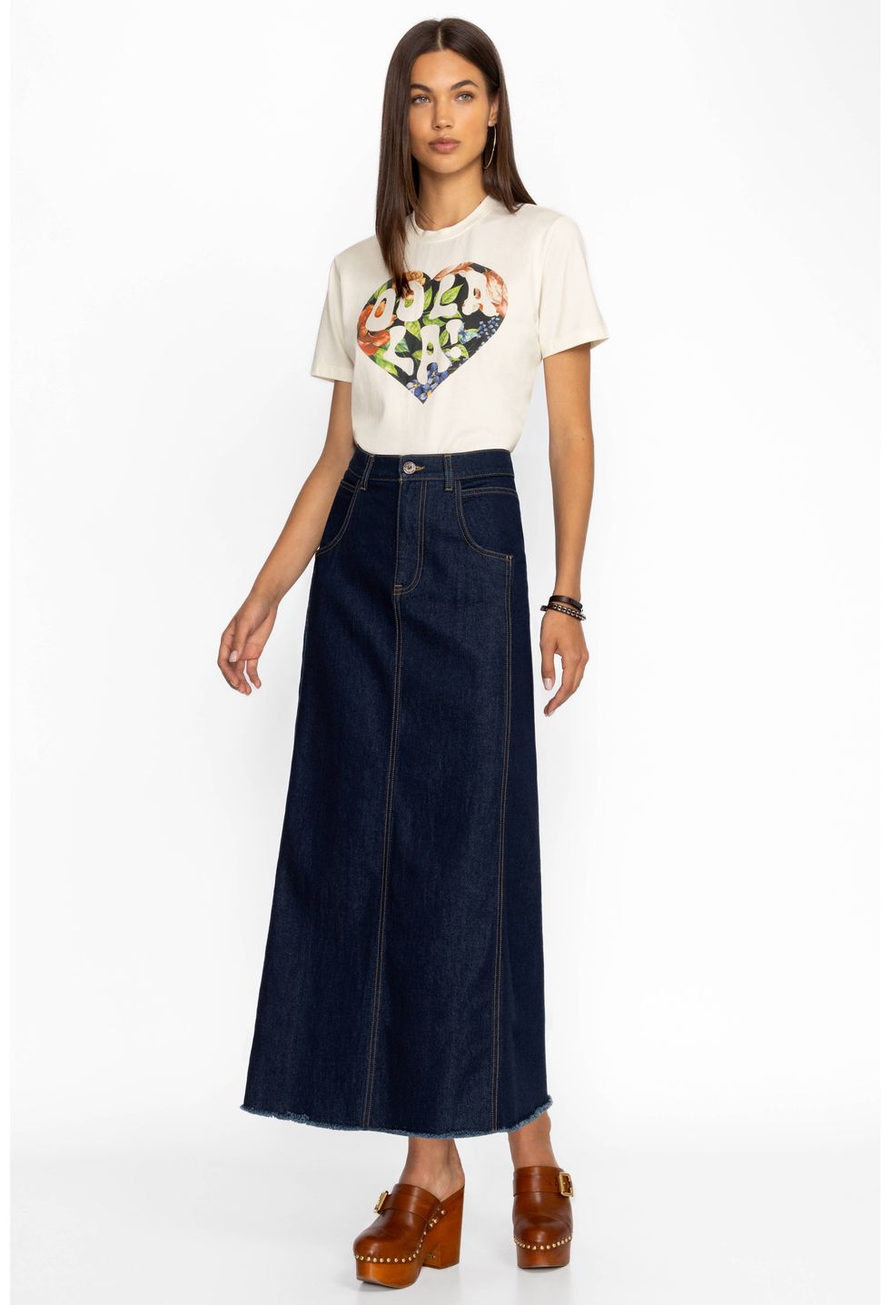 Johnny Was LA Maxi Denim Skirt