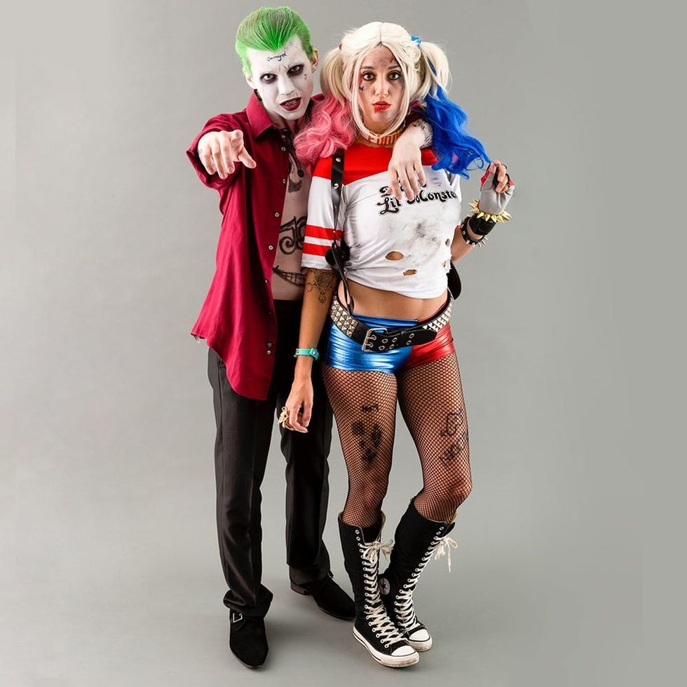 Master Joker & Harley Quinn Couples Costume! - Brit + Co