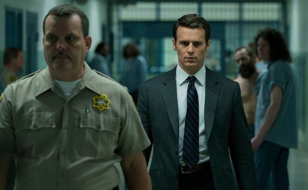 Jonathan Groff in Mindhunter on Netflix