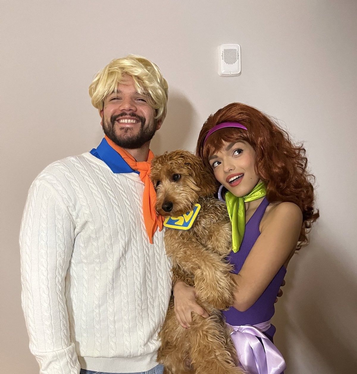 Josh Andrés Rivera and Rachel Zegler celebrity halloween costumes