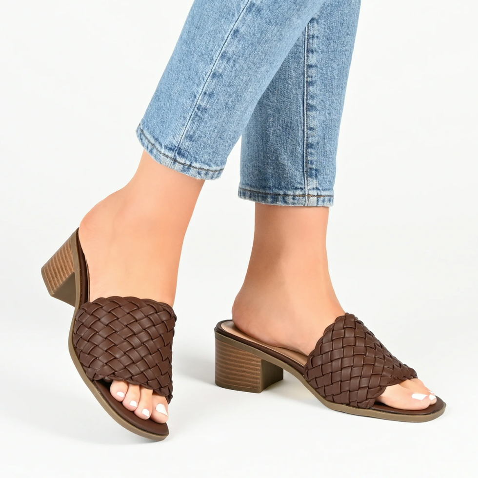 Journee Fylicia Woven Sandals