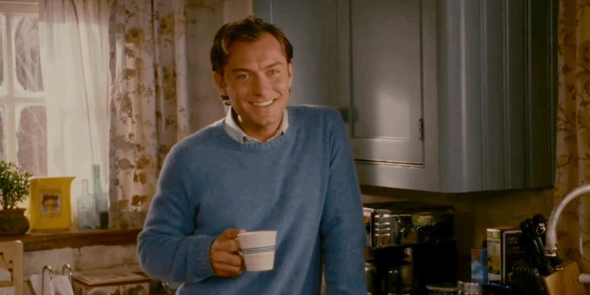 Jude Law On The Holiday Movie Cottage Brit Co Jude law on the holiday movie cottage brit co