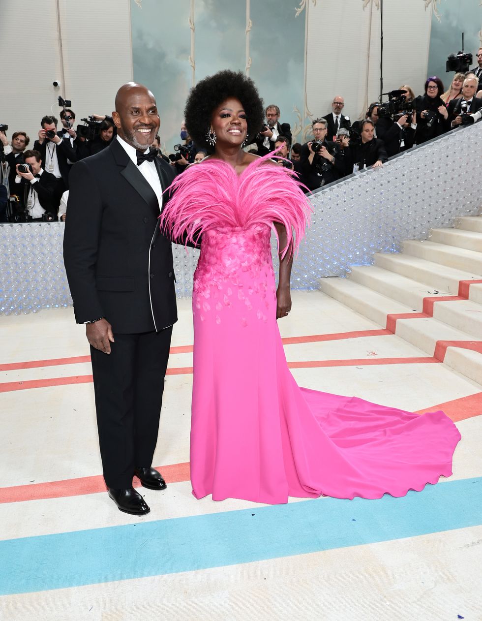 Julius Tennon and Viola Davis