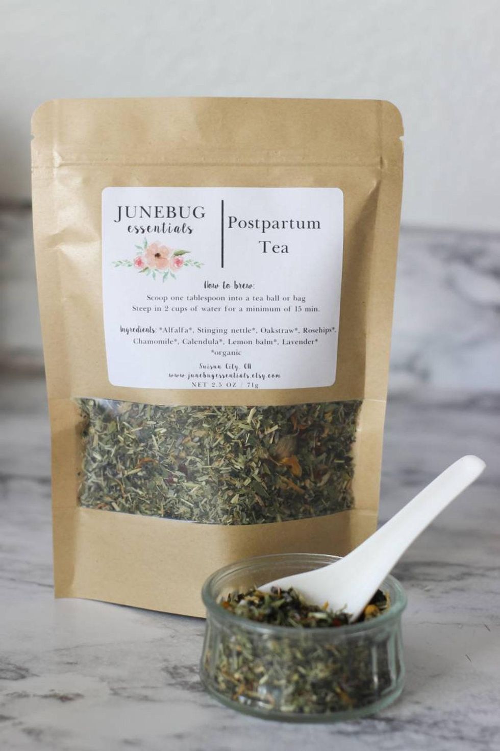JuneBug Essentials Postpartum Tea