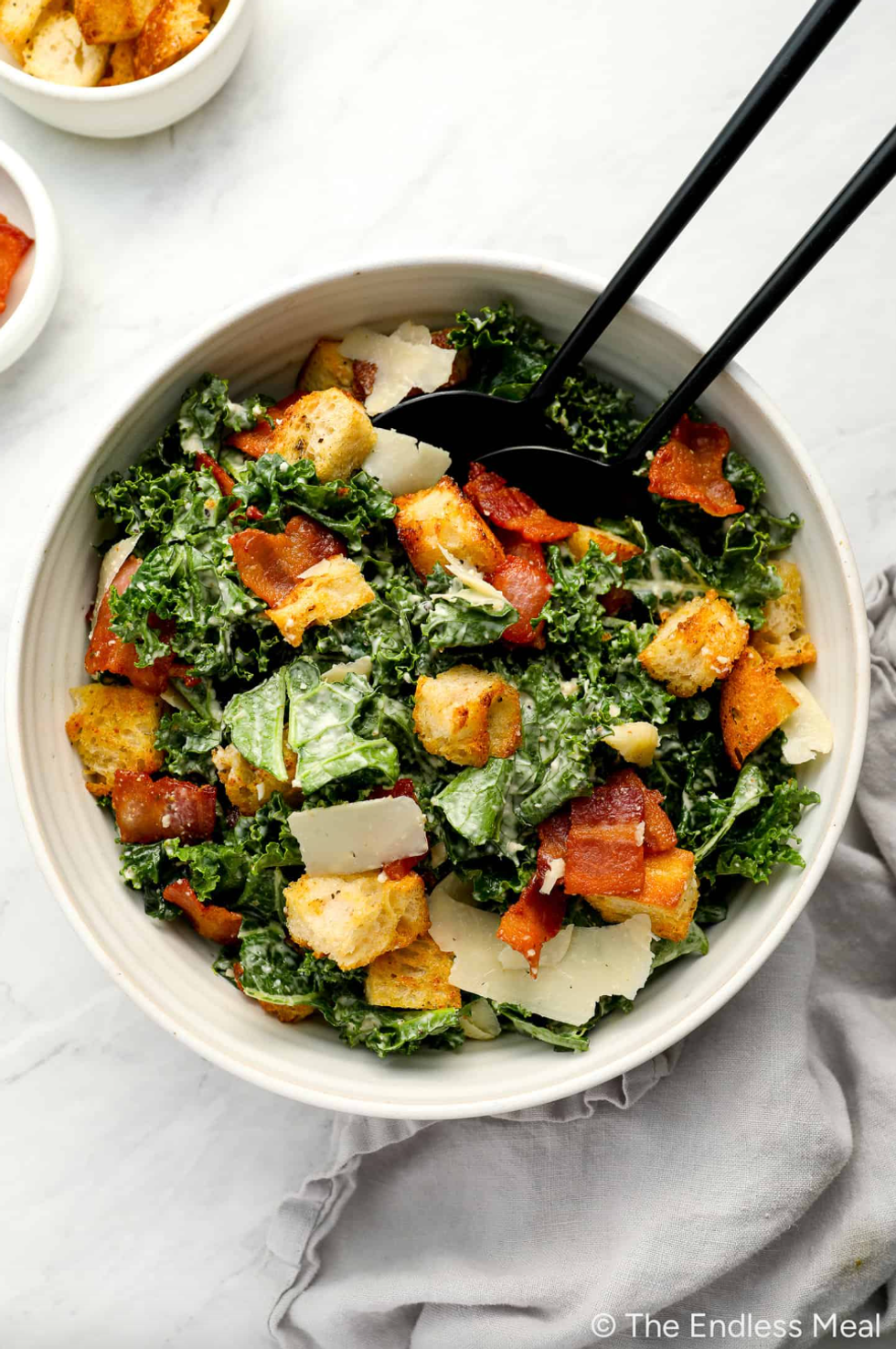kale caesar salad