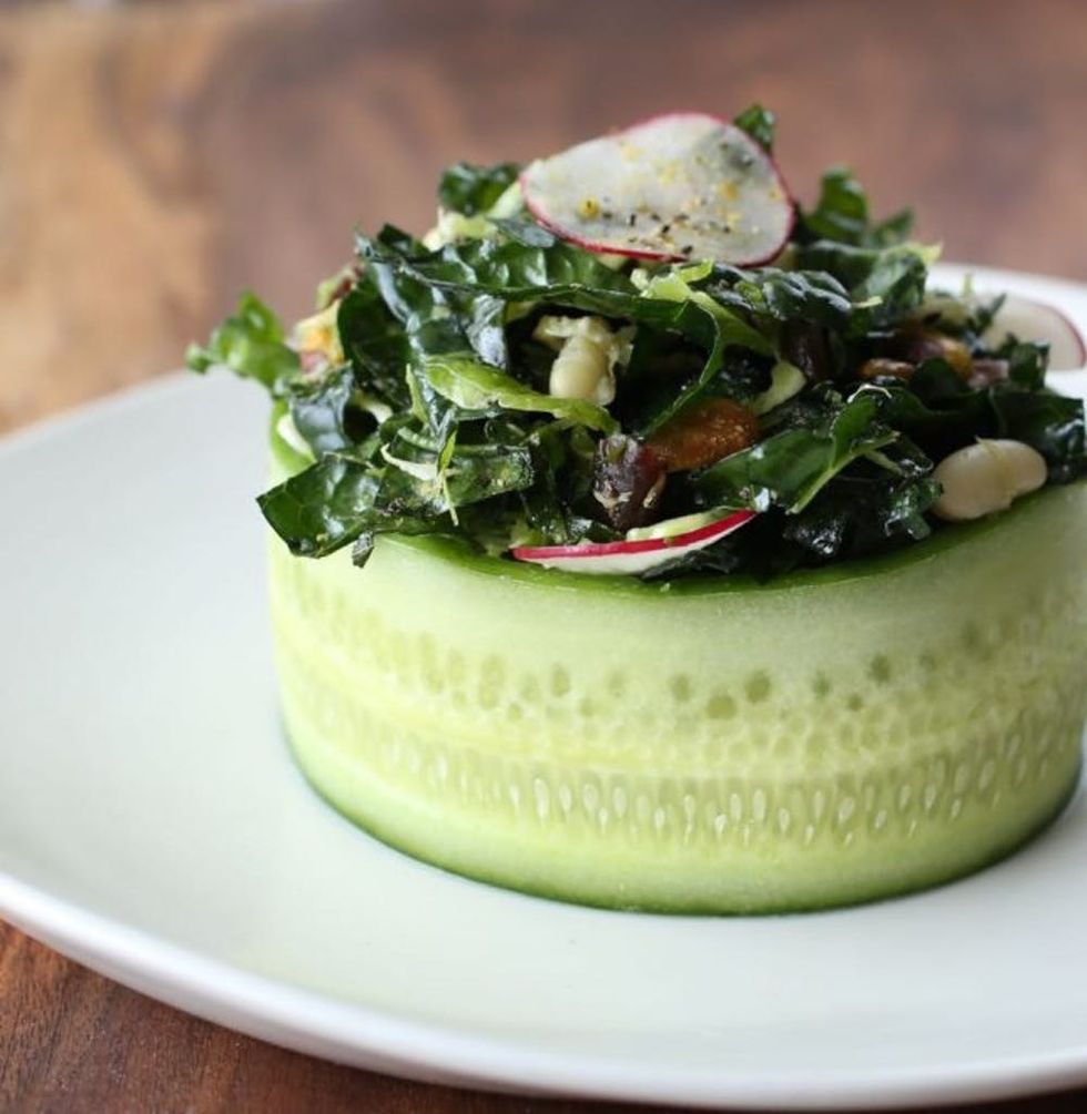 Kale Salad With Orange Blossom Water