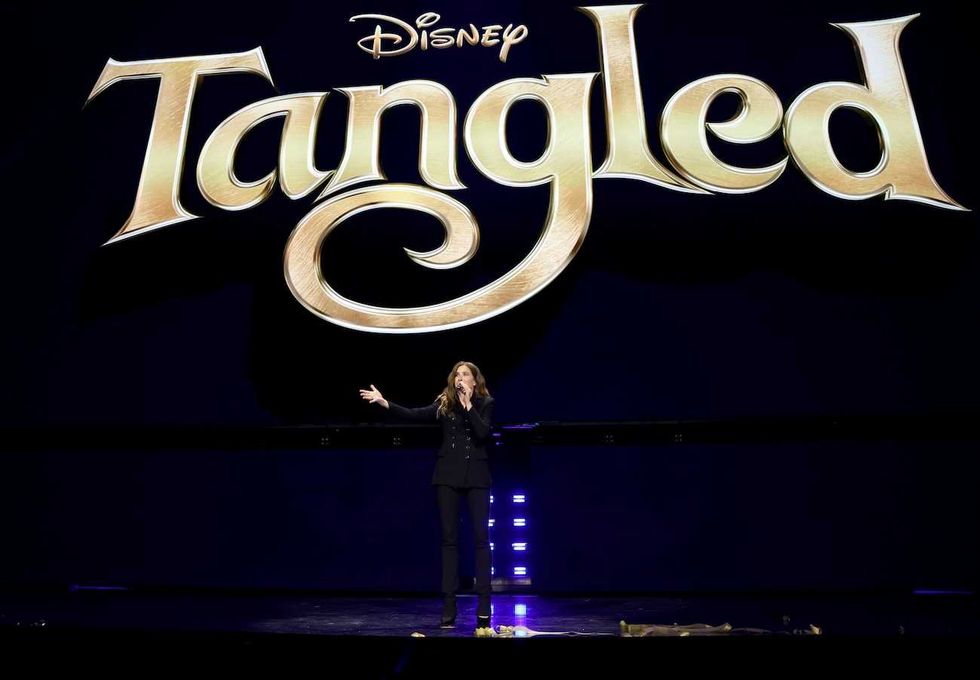 kathryn hahn talking about live action tangled