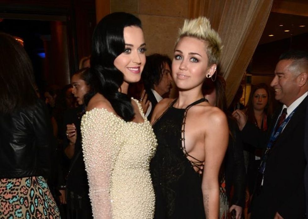 Katy Perry and Miley Cyrus
