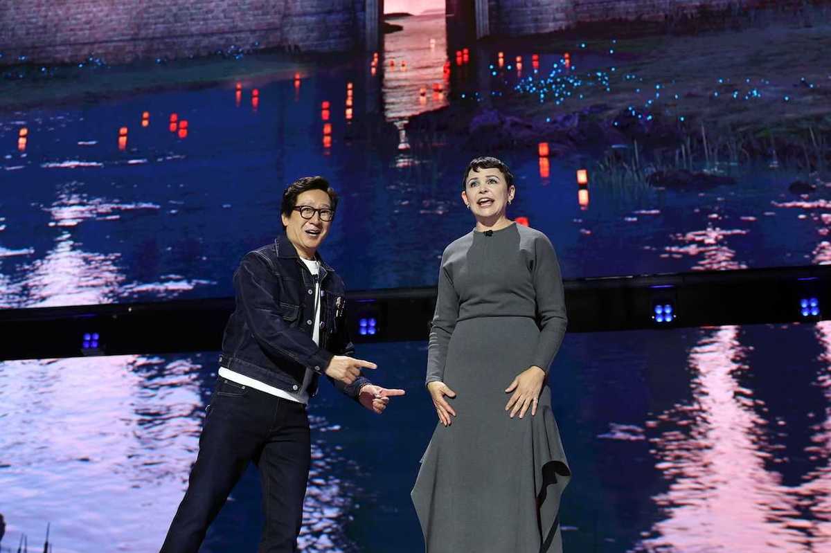 ke huy quan and ginnifer goodwin
