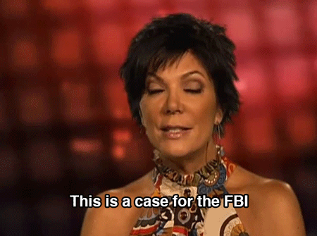 Keeping Up With The Kardashians Fbi GIF - Find & Share on GIPHY