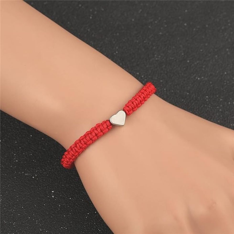 Kelistom Handmade 18K White Gold Plated Star Bracelet