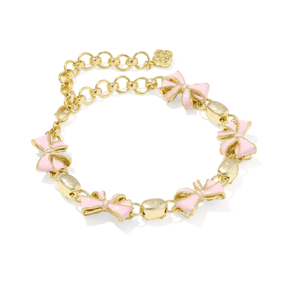 Kendra Scott x LoveShackFancy Bow Gold Delicate Chain Bracelet