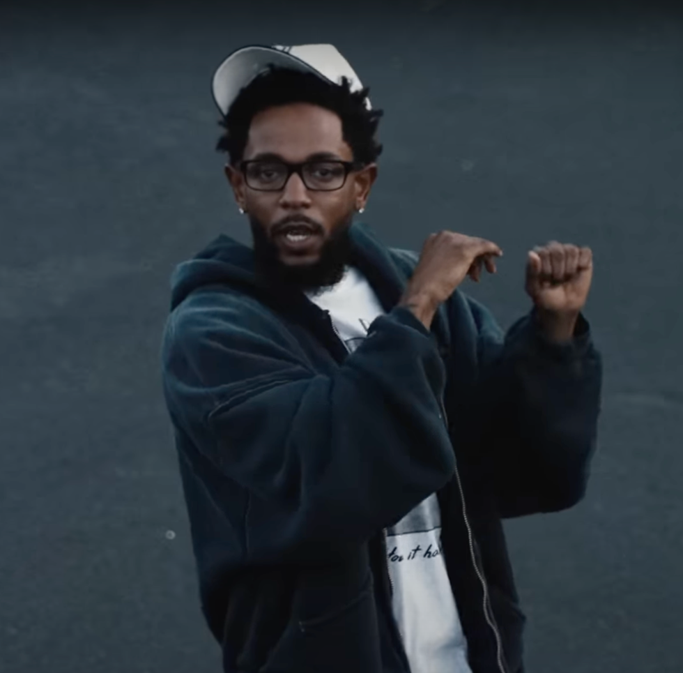 kendrick lamar in the "not like us" music video