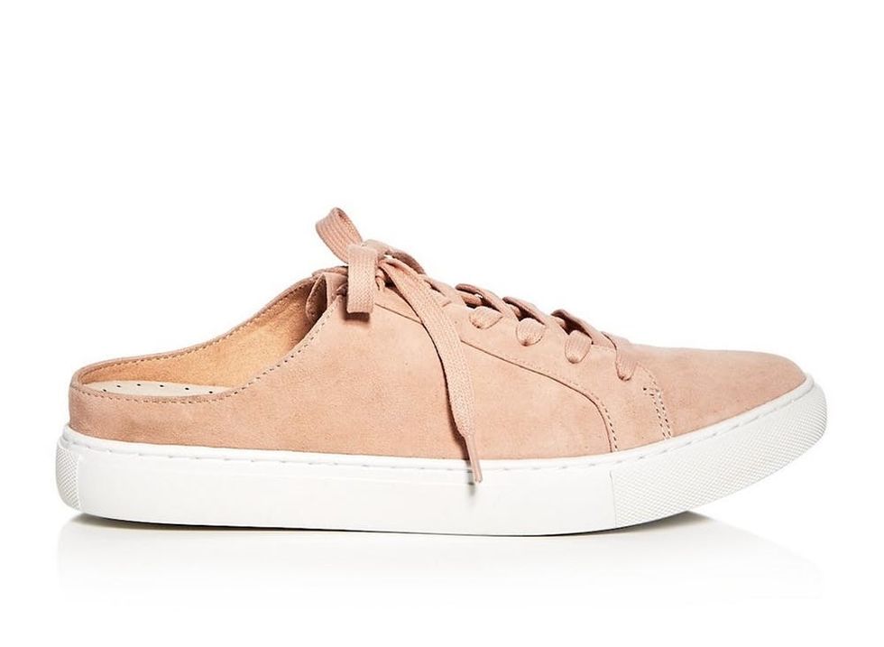 Kenneth Cole Kinsley Suede Lace Up Sneaker Mules