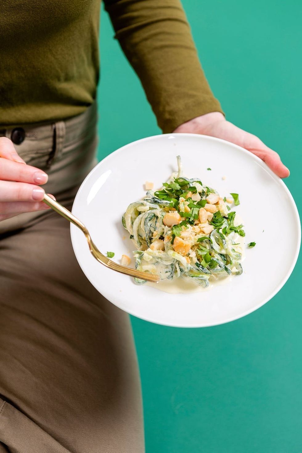 Keto Alfredo Zoodles Quick and Easy keto dinner ideas