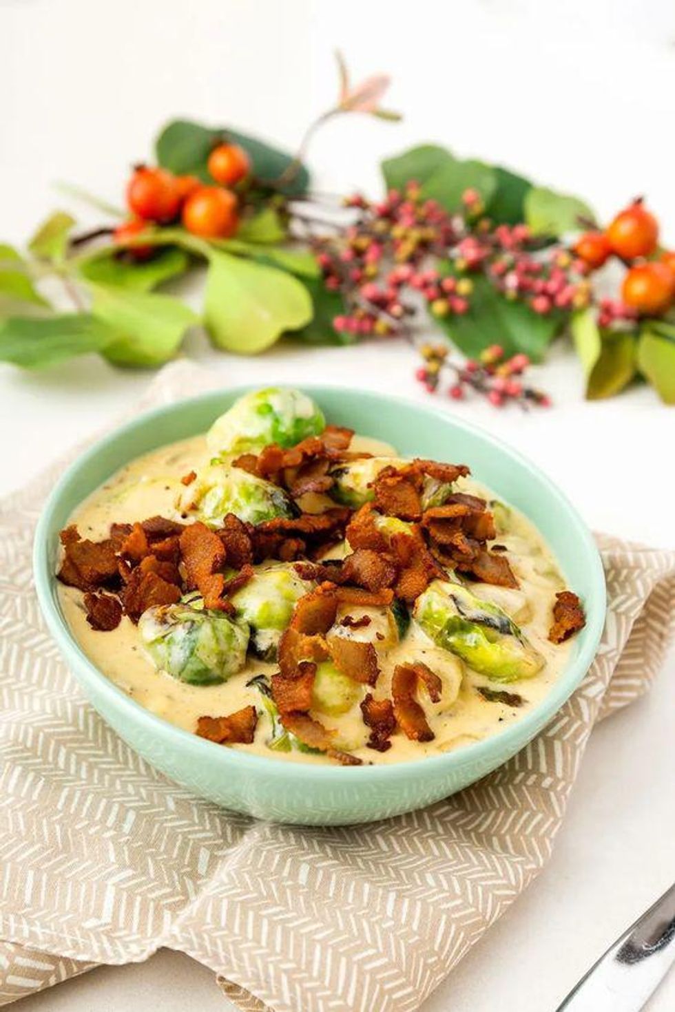 Keto Cheesy Brussel Sprouts