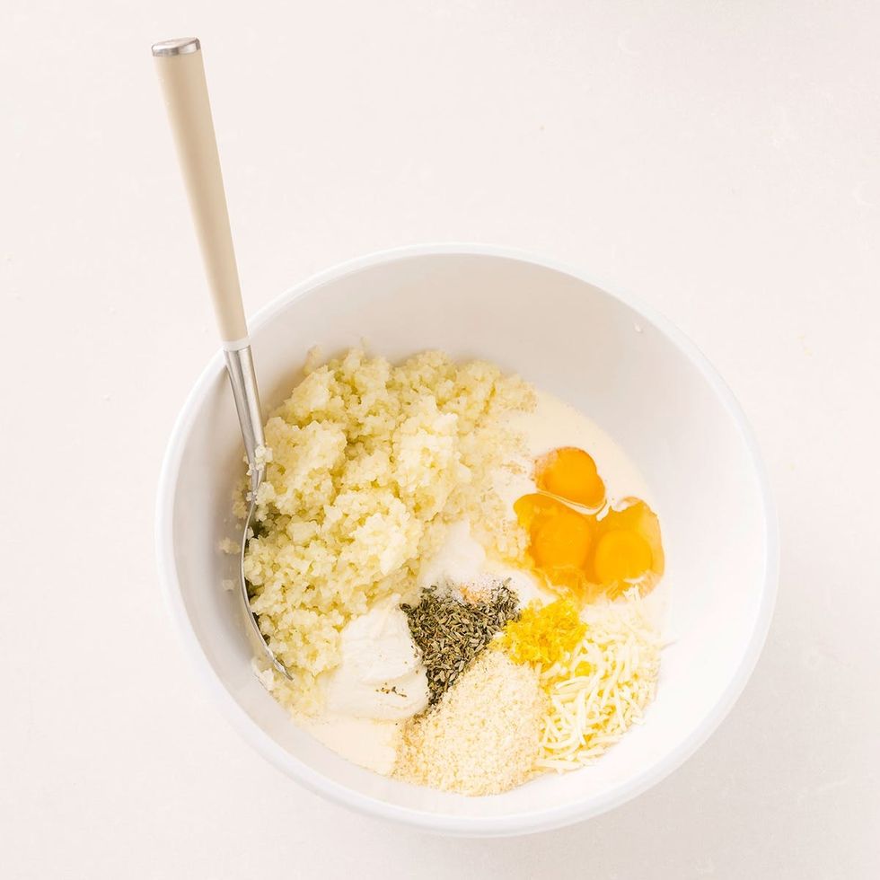 Keto Chicken and Cauliflower Rice Casserole