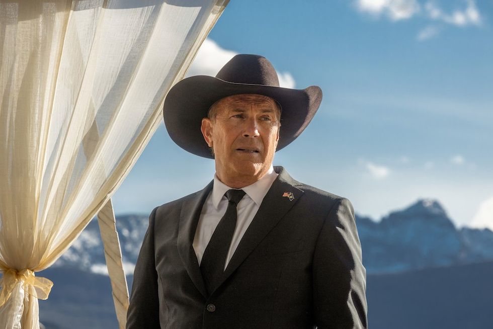 kevin costner as john dutton in 'yellowstone'