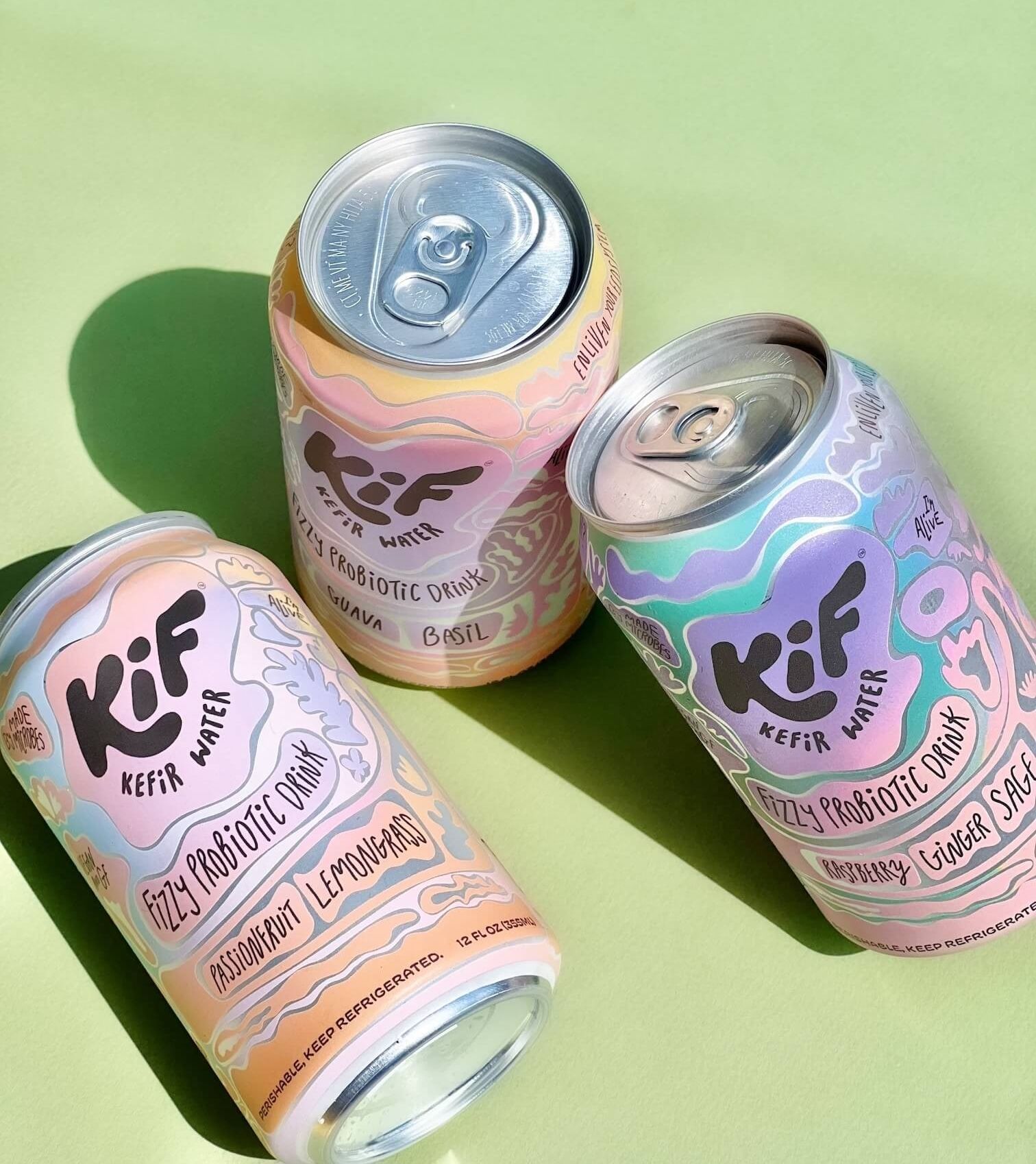 Kif Kefir Water 3 Flavor Sampler Pack ($72)