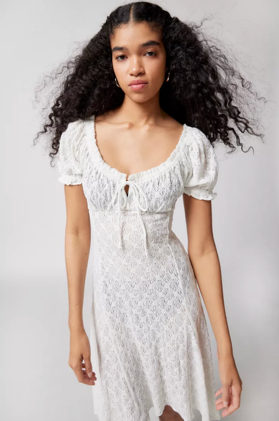 Kimchi Blue Sade Lace Midi Dress