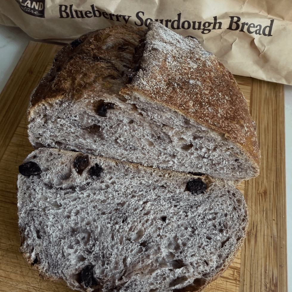 Kirkland Signature Blueberry Sourdough Bread
