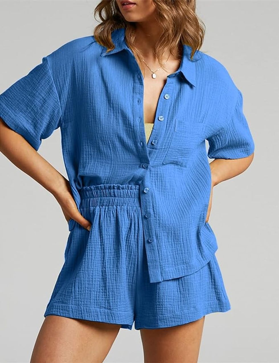 Kissonic Button-Down Set