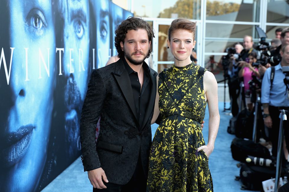 kit harington wife rose leslie