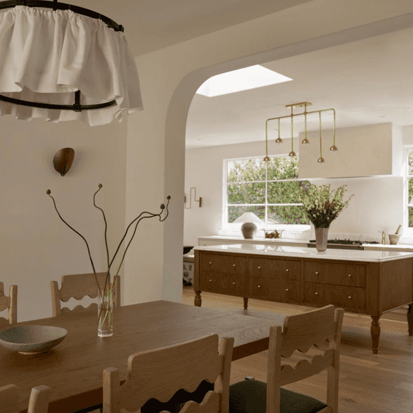 kitchen and dining room California Coastal Aesthetic