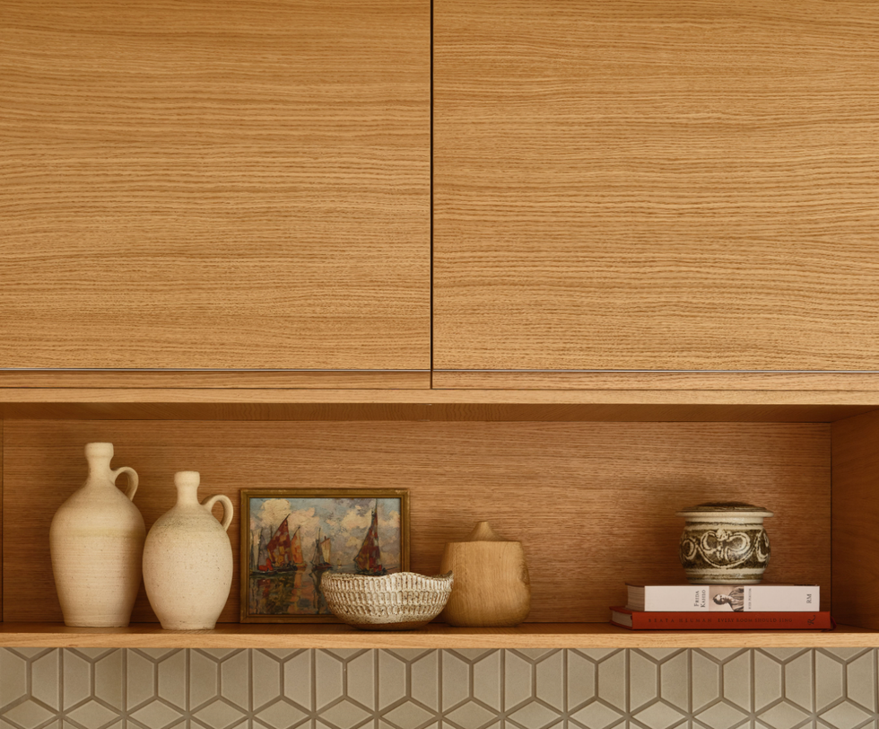 kitchen open shelving